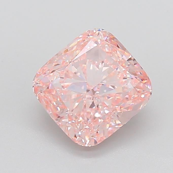3.51 Ct. Fancy Intense Pink Cushion Lab Grown Diamond