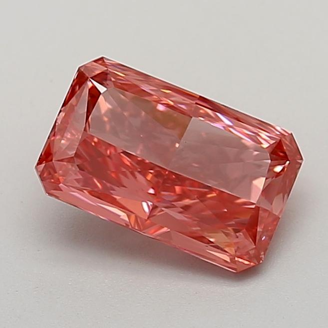 2.02 Ct. Fancy Vivid  Pink Radiant Lab Grown Diamond