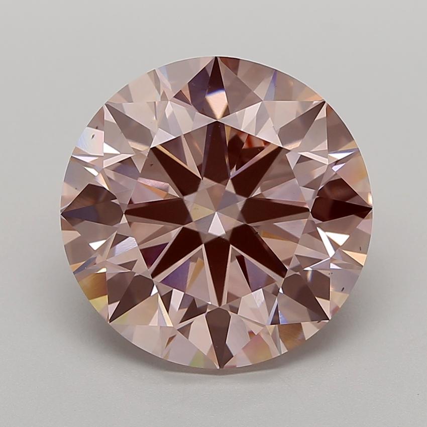 10.01 Ct. Fancy Intense  Pink Round Lab Grown Diamond