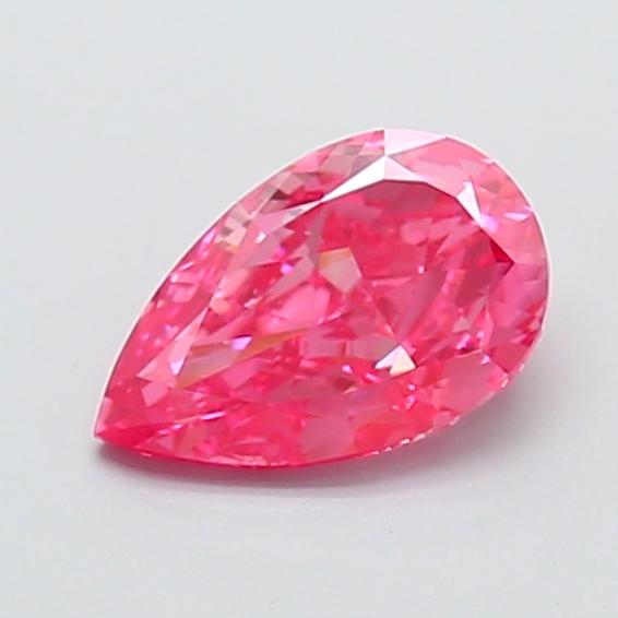 1.27 Ct. Fancy Vivid Pink Pear Lab Grown Diamond