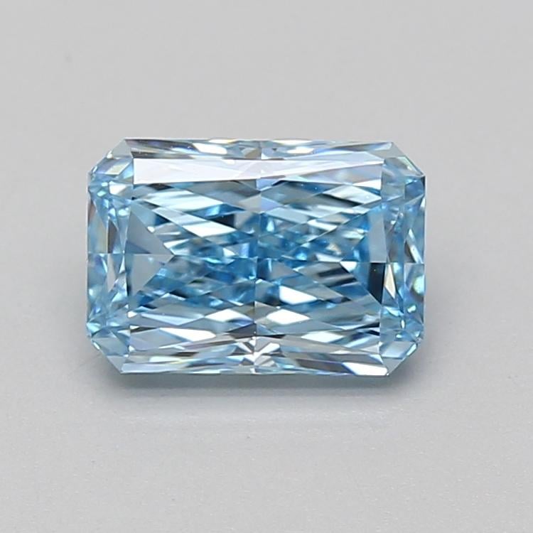 1.59 Ct. Fancy Vivid Blue Radiant Lab Grown Diamond