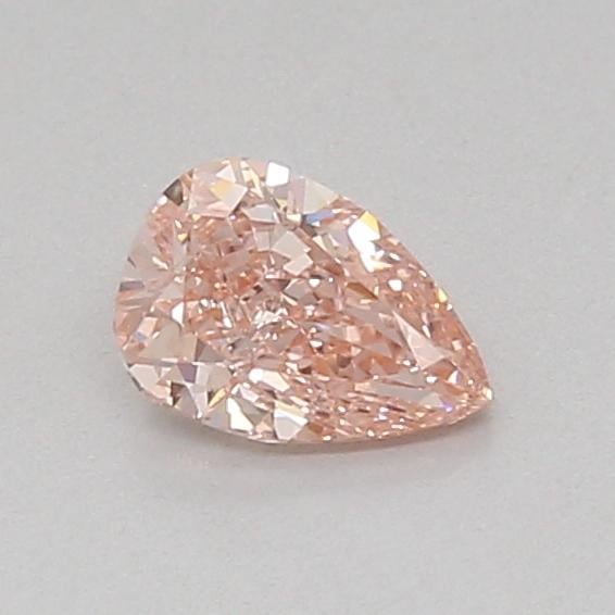 0.51 Ct. Fancy Vivid Pink Pear Lab Grown Diamond