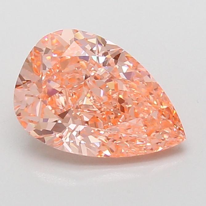 2.02 Ct. Fancy Vivid Pink Pear Lab Grown Diamond