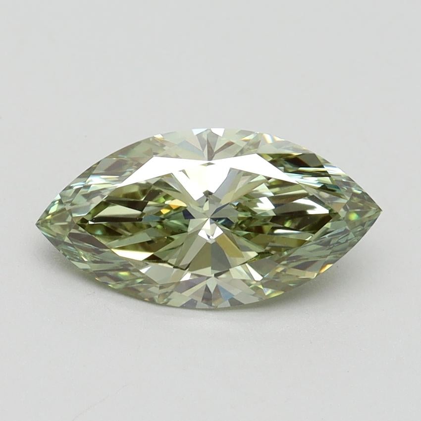 1.50 Ct. Fancy Intense Green Marquise Lab Grown Diamond