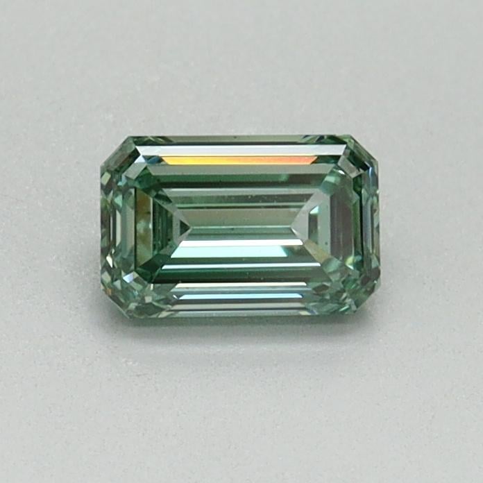 0.43 Ct. Fancy Vivid Green Emerald Lab Grown Diamond