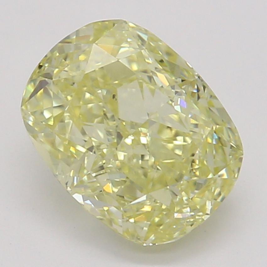 0.90 Ct. Fancy Yellow Cushion Diamond
