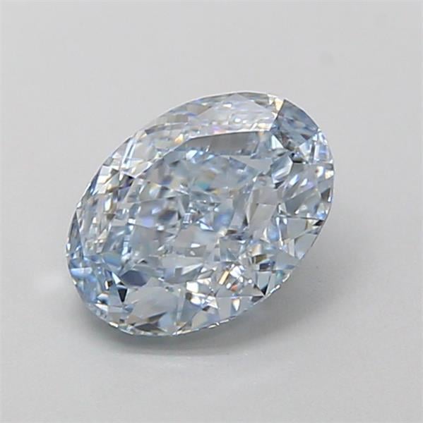 1.27 Ct. Fancy Intense Blue Oval Lab Grown Diamond