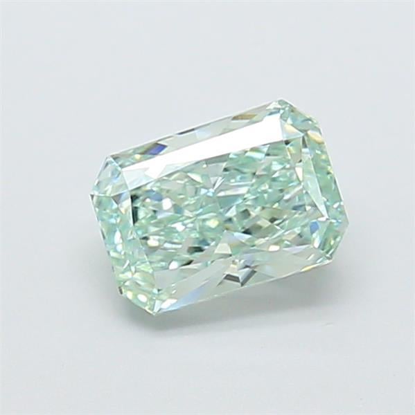 1.00 Ct. Fancy Intense  Green Radiant Lab Grown Diamond
