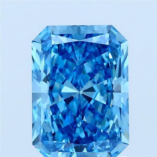 1.50 Ct. Fancy Blue Radiant Lab Grown Diamond