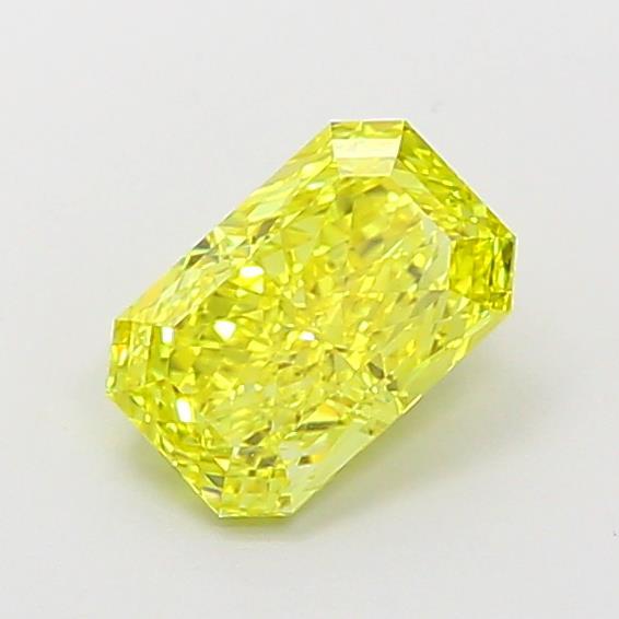 1.32 Ct. Fancy Vivid Yellow Radiant Lab Grown Diamond