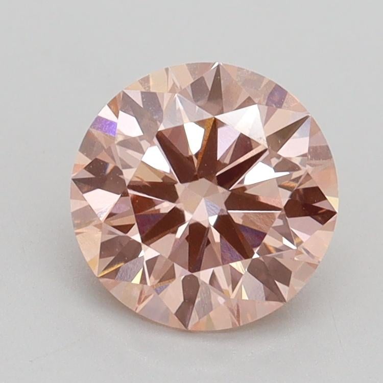 1.31 Ct. Fancy Intense Pink Round Lab Grown Diamond