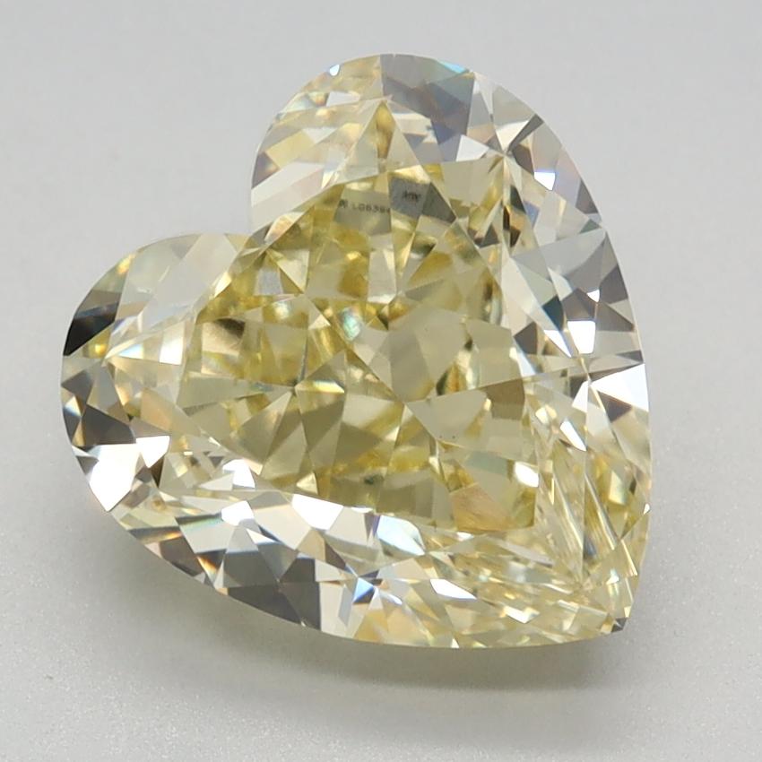 3.39 Ct. Fancy Intense Yellow Heart Lab Grown Diamond