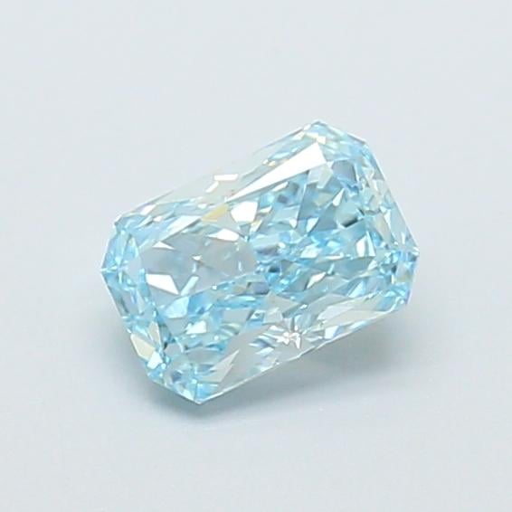 0.71 Ct. Fancy Intense Blue Radiant Lab Grown Diamond
