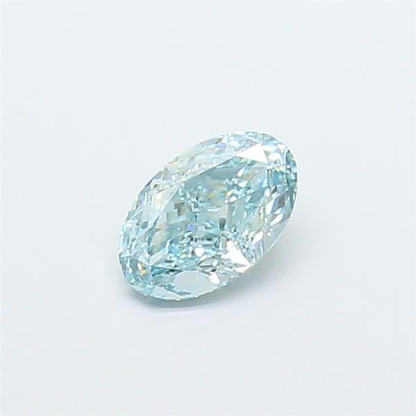 1.05 Ct. Fancy Intense Blue Oval Lab Grown Diamond