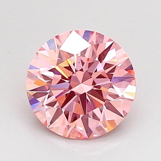 1.00 Ct. Fancy Intense Pink Round Lab Grown Diamond