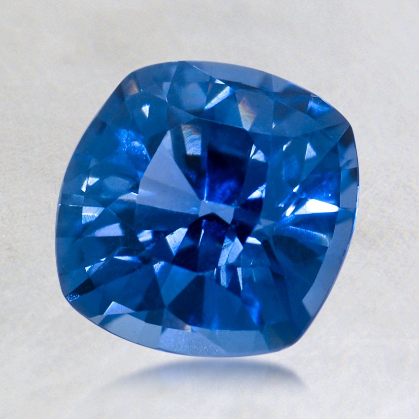 7.5mm Premium Blue Cushion Sapphire