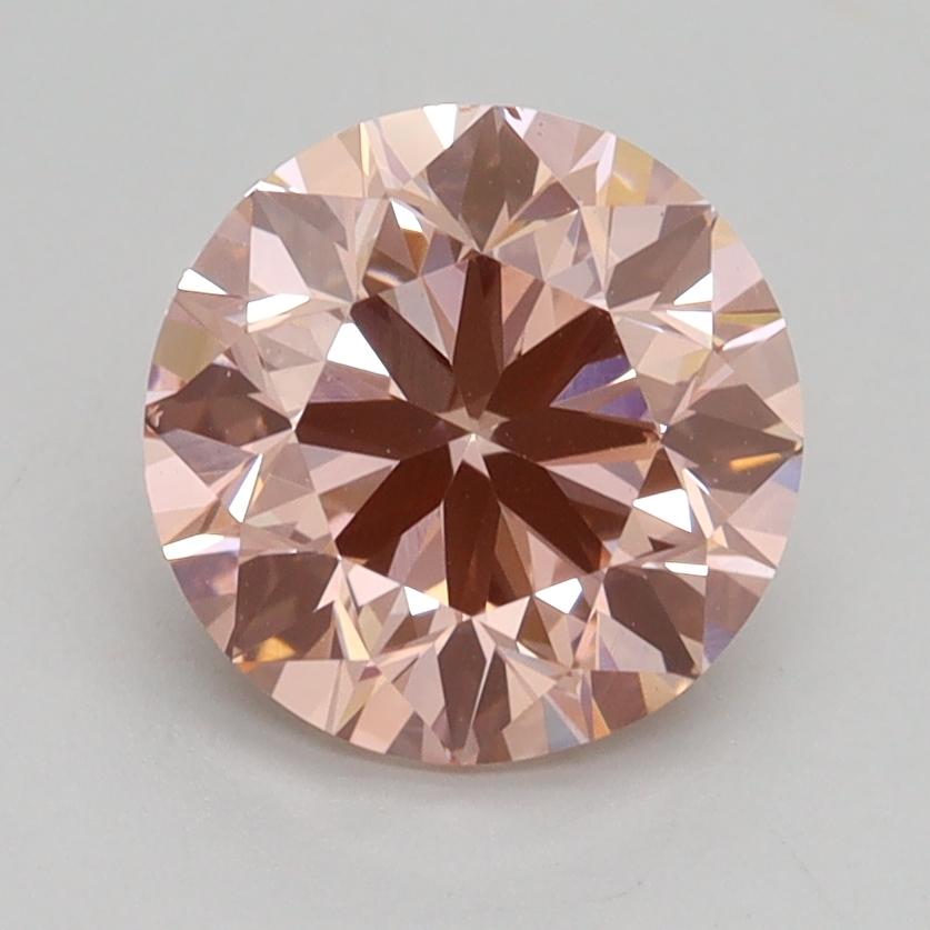 2.00 Ct. Fancy Intense Pink Round Lab Grown Diamond