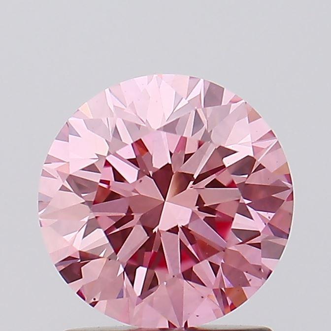 1.50 Ct. Fancy Vivid Pink Round Lab Grown Diamond