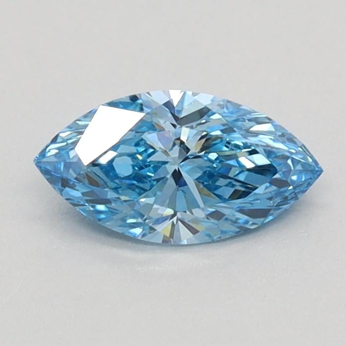 0.42 Ct. Fancy Vivid Blue Marquise Lab Grown Diamond