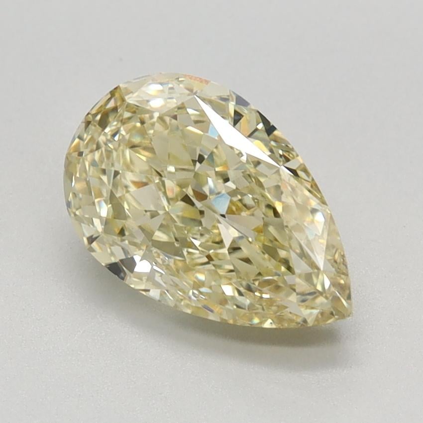 1.44 Ct. Fancy Intense Yellow Pear Lab Grown Diamond