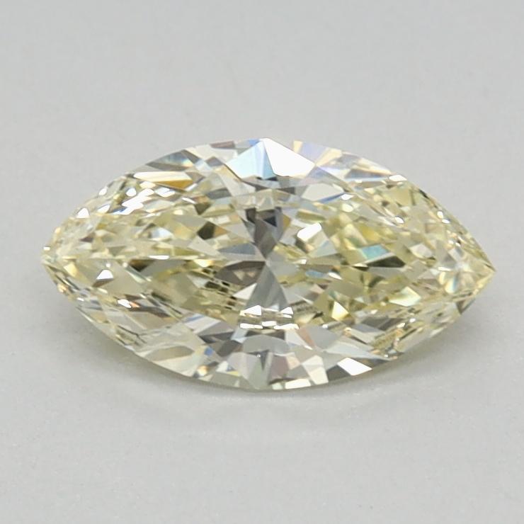 0.43 Ct. Fancy Light Yellow Marquise Lab Grown Diamond