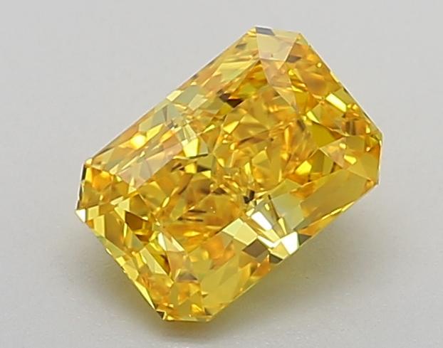 1.52 Ct. Fancy Vivid  Yellow Radiant Lab Grown Diamond