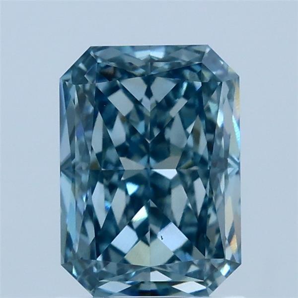 1.67 Ct. Fancy Vivid Blue Radiant Lab Grown Diamond