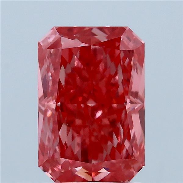 2.55 Ct. Fancy Vivid Pink Radiant Lab Grown Diamond