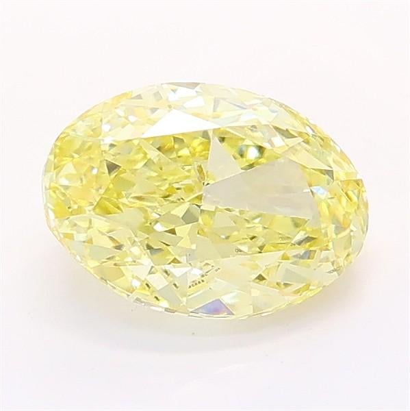 1.40 Ct. Fancy Yellow Oval Lab Grown Diamond