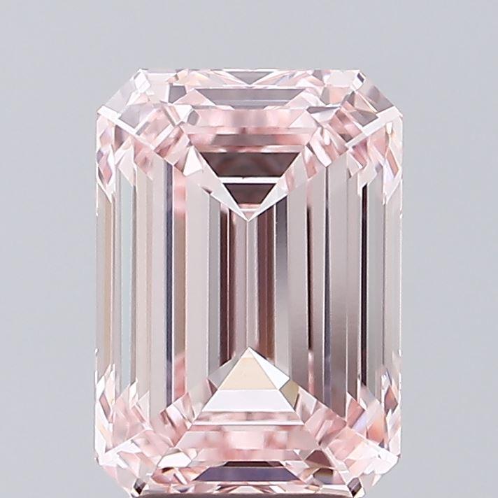 3.54 Ct. Fancy Intense Pink Emerald Lab Grown Diamond
