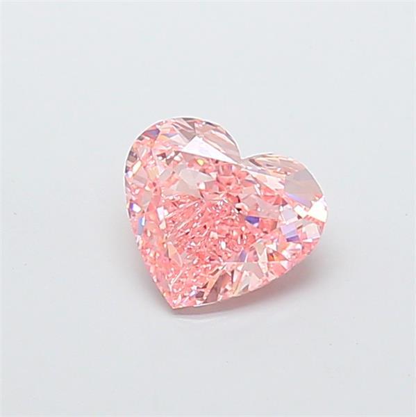 2.52 Ct. Fancy Vivid Pink Heart Lab Grown Diamond