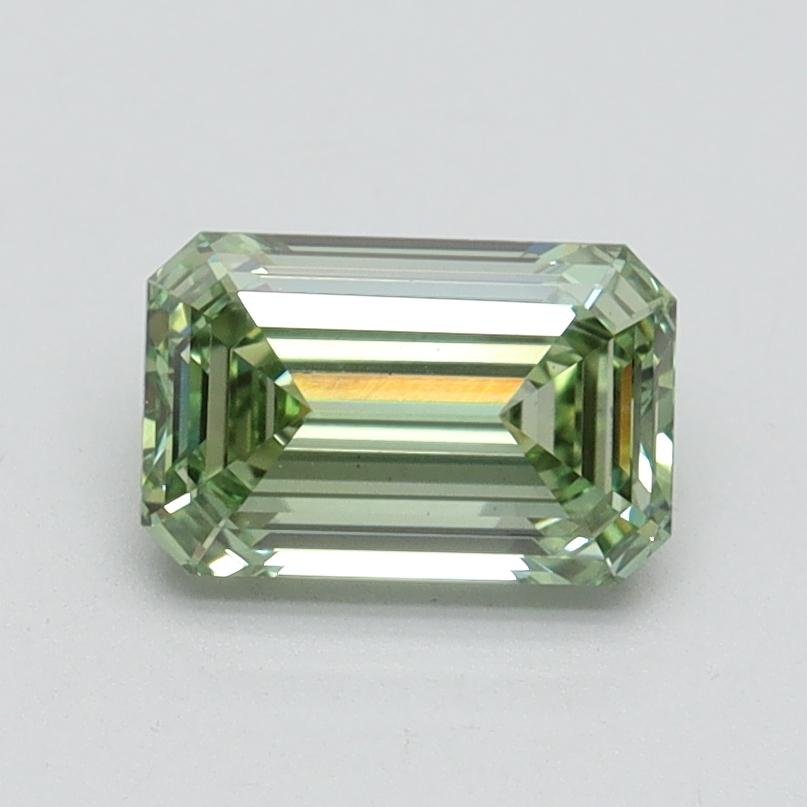 1.04 Ct. Fancy Intense Green Emerald Lab Grown Diamond