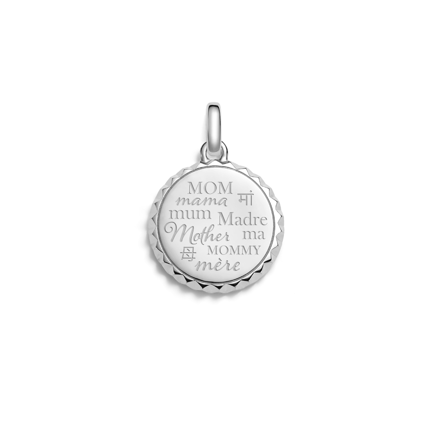 Engraved Mothers of the World Disc Charm - Brilliant Earth