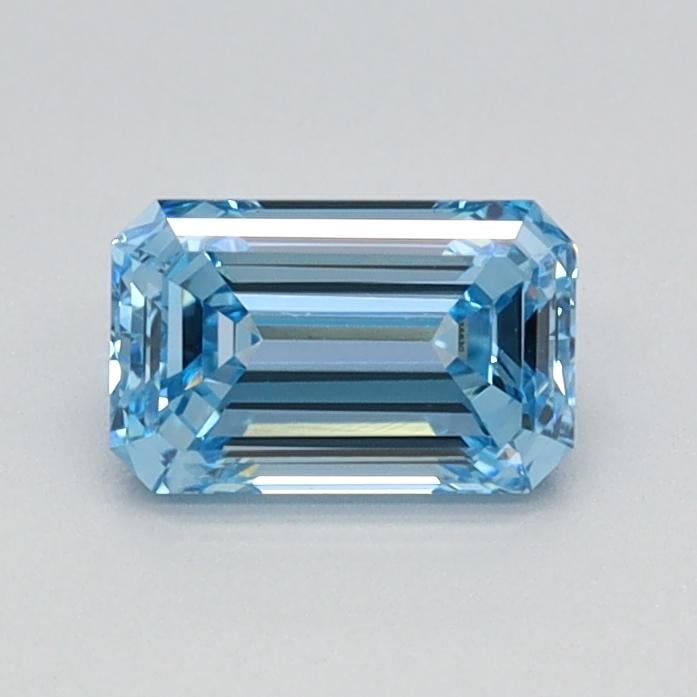 0.58 Ct. Fancy Intense Blue Emerald Lab Grown Diamond