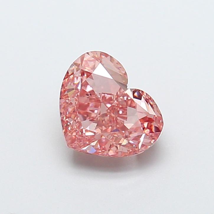 2.08 Ct. Fancy Intense  Pink Heart Lab Grown Diamond