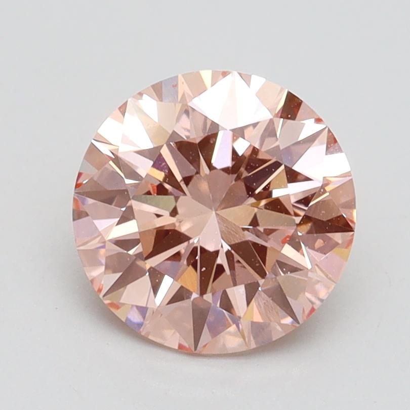 1.57 Ct. Fancy Intense Pink Round Lab Grown Diamond