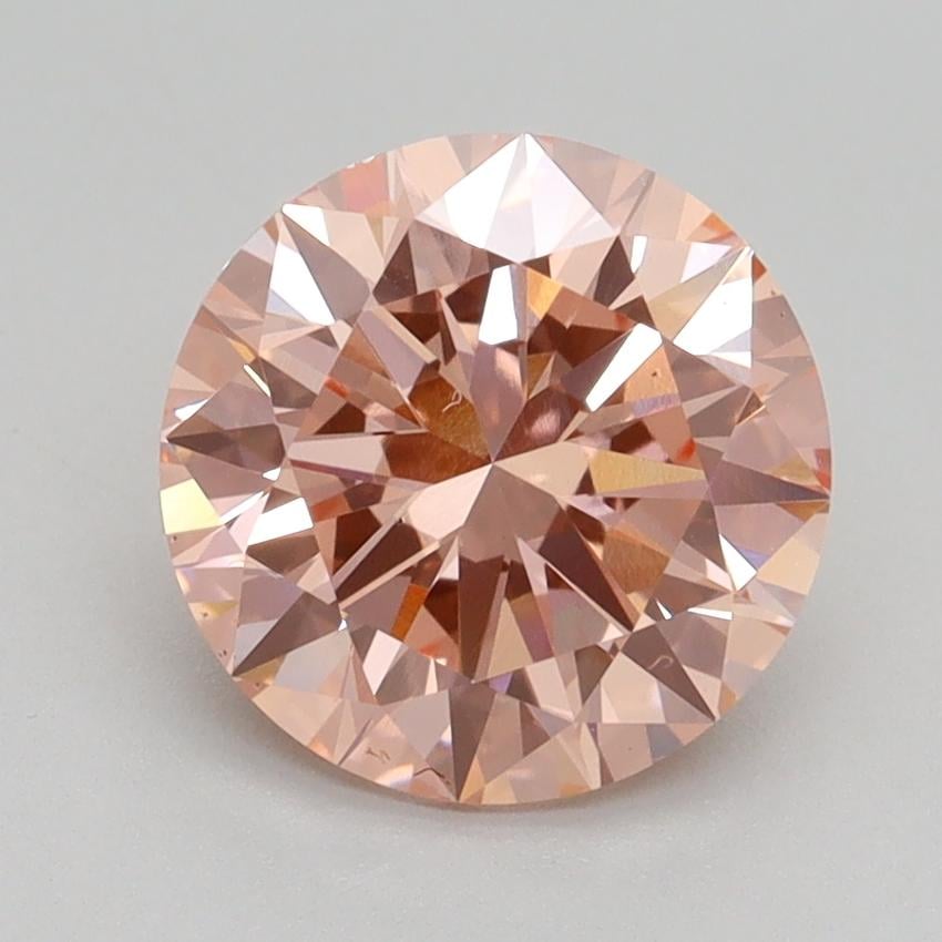 2.29 Ct. Fancy Intense Pink Round Lab Grown Diamond