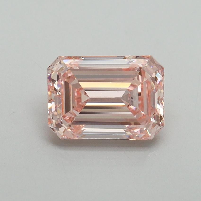 1.44 Ct. Fancy Intense Pink Emerald Lab Grown Diamond