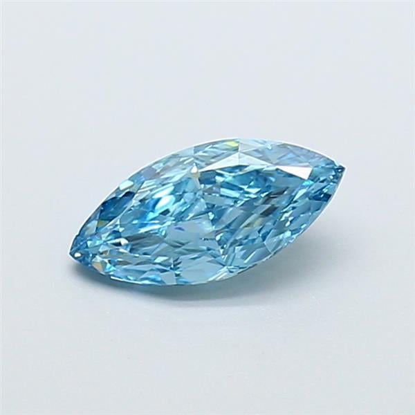 1.00 Ct. Fancy Vivid Blue Marquise Lab Grown Diamond