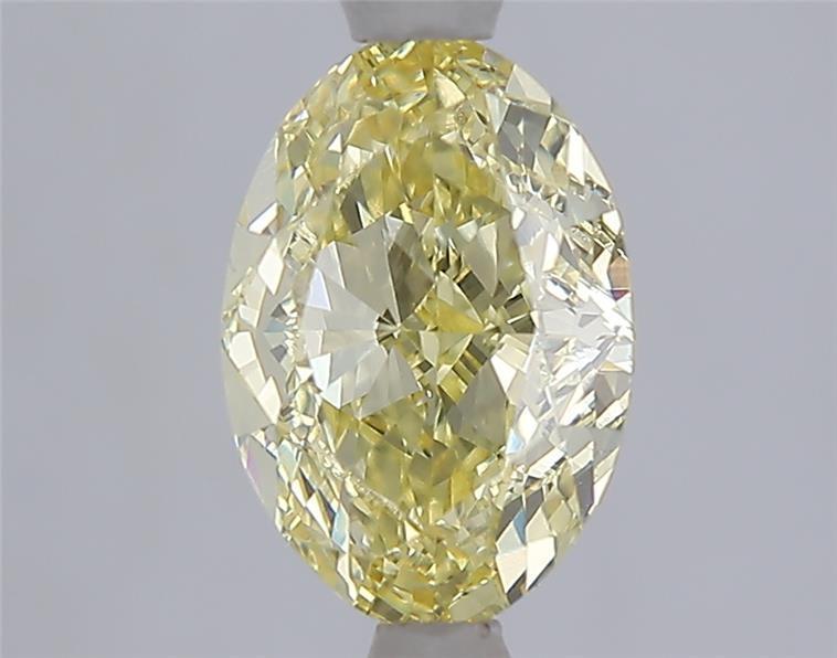 2.07 Ct. Fancy Intense  Yellow Oval Lab Grown Diamond