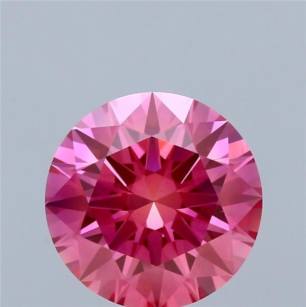 3.10 Ct. Fancy Vivid  Pink Round Lab Grown Diamond