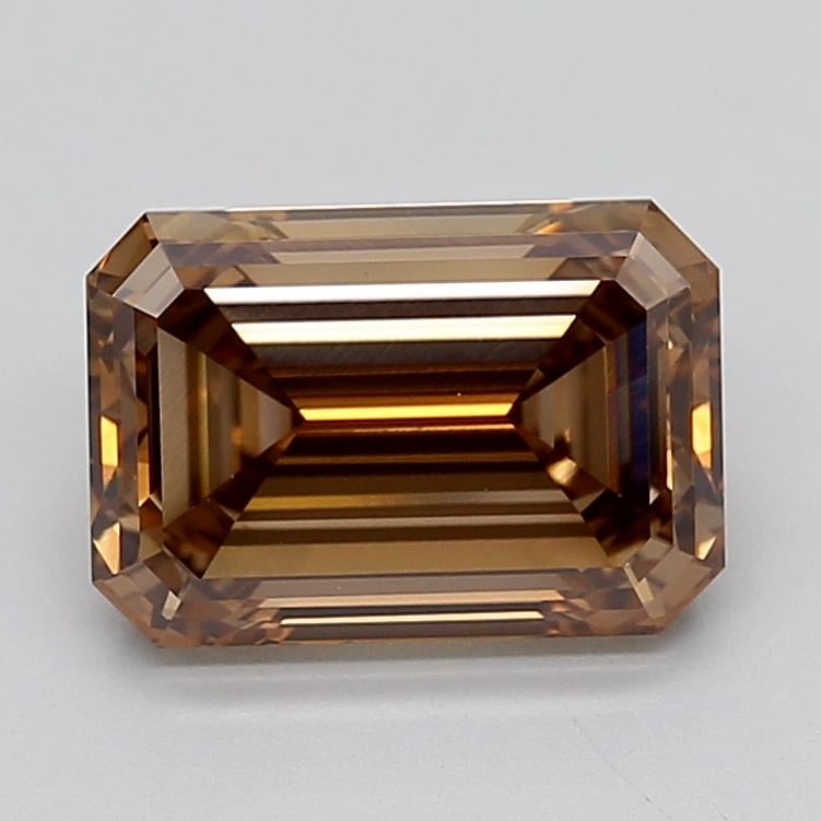 4.03 Ct. Fancy  Brown Emerald Lab Grown Diamond