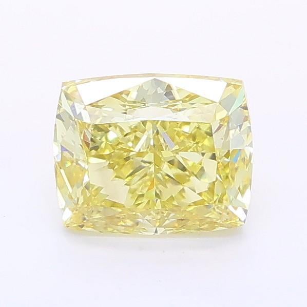 1.02 Ct. Fancy Yellow Cushion Lab Grown Diamond