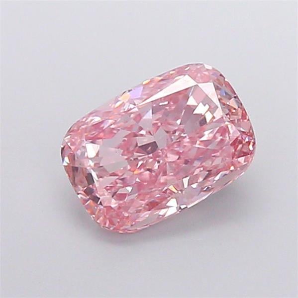 1.79 Ct. Fancy Intense Pink Cushion Lab Grown Diamond