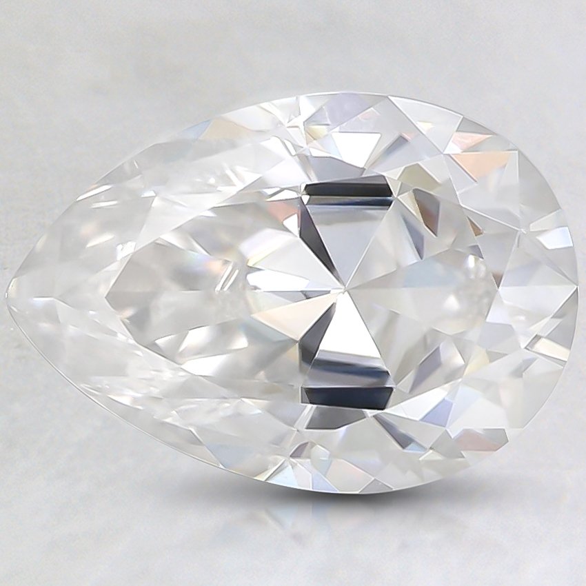 10.1x7.1mm Super Premium Pear Moissanite