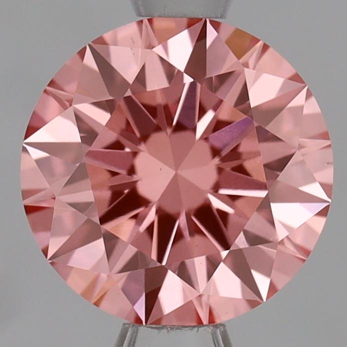 1.02 Ct. Fancy Vivid Pink Round Lab Grown Diamond