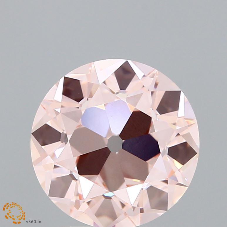 2.43 Ct. Fancy Light Pink Round Lab Grown Diamond