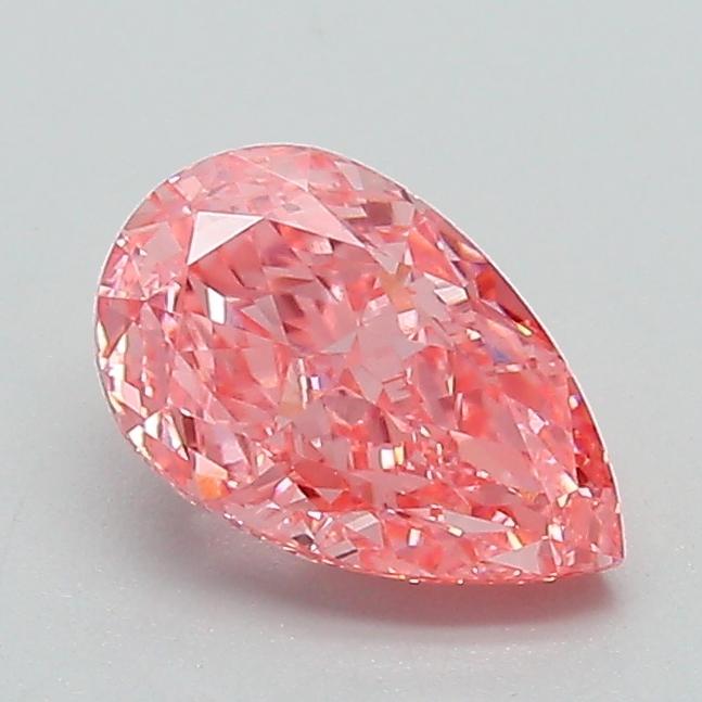 1.02 Ct. Fancy Vivid Pink Pear Lab Grown Diamond