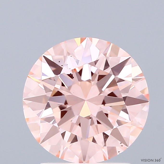 2.00 Ct. Fancy Pink Round Lab Grown Diamond