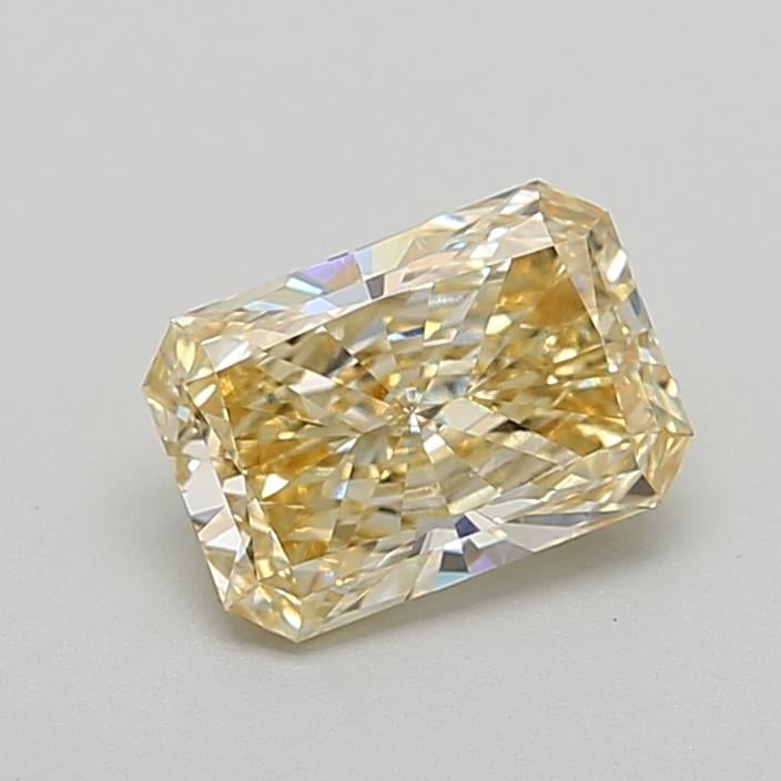 1.58 Ct. Fancy  Yellow Radiant Lab Grown Diamond